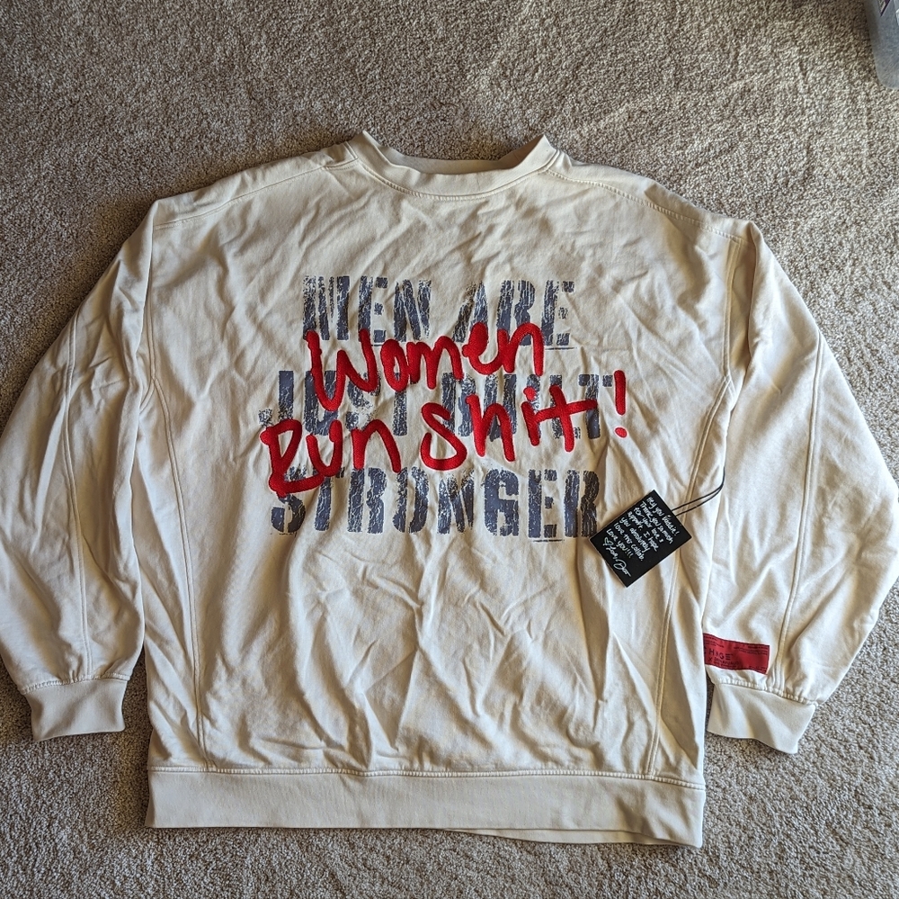 CHNGE Women Run Sh*t Crewneck Sweatshirt